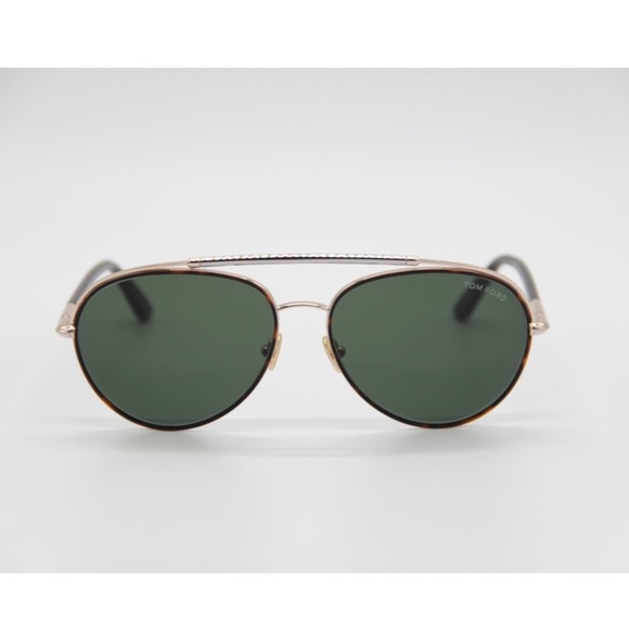 NEW TOM FORD CURTIS TF748 52N UNISEX AVIATOR SUNGLASSES TOM FORD FT0748/S GREEN - Picture 6 of 16